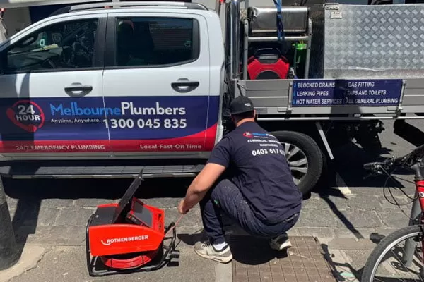 Local Toorak Plumber with service van and equipment